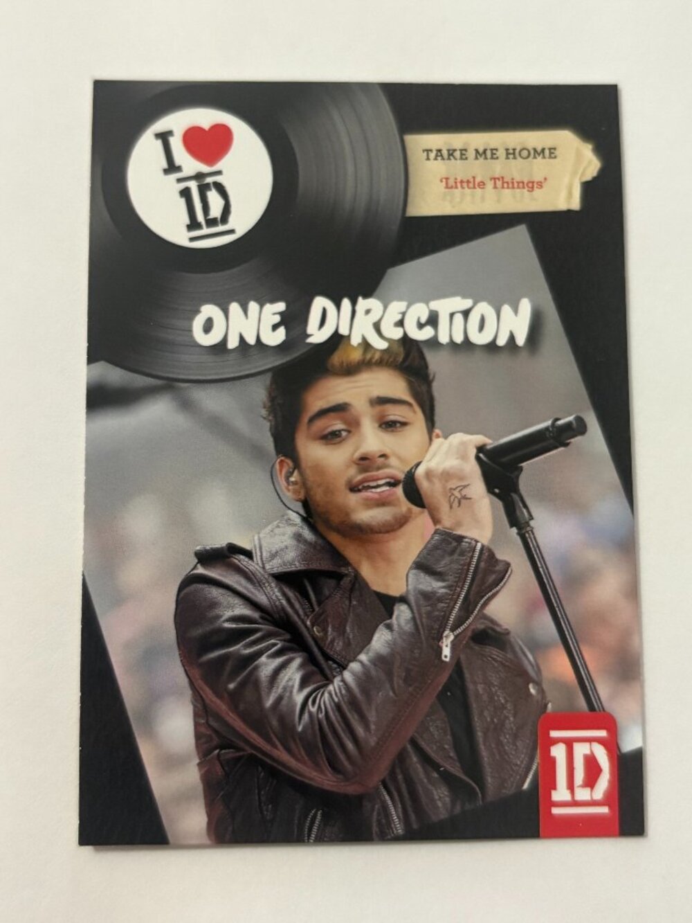 Official One Direction Trading Card Set Zayn Malik Chase Take Me Home #3